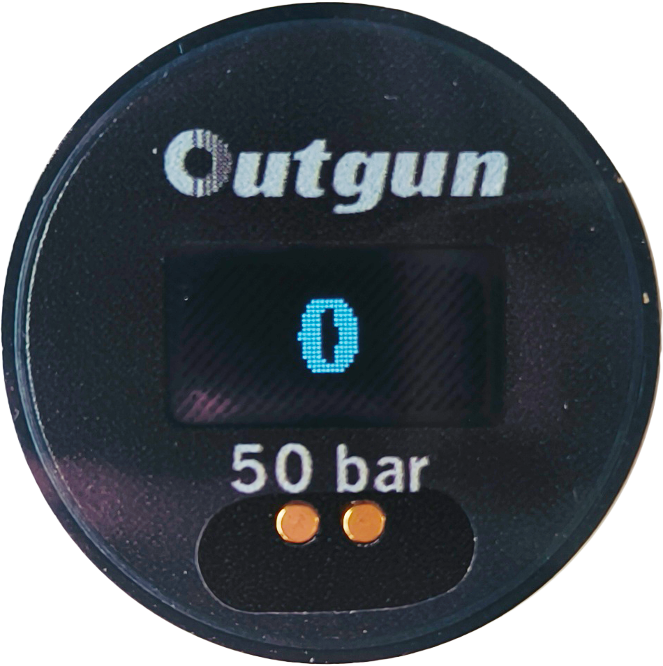 Outgun 25mm Digital Pressure Gauge 300bar