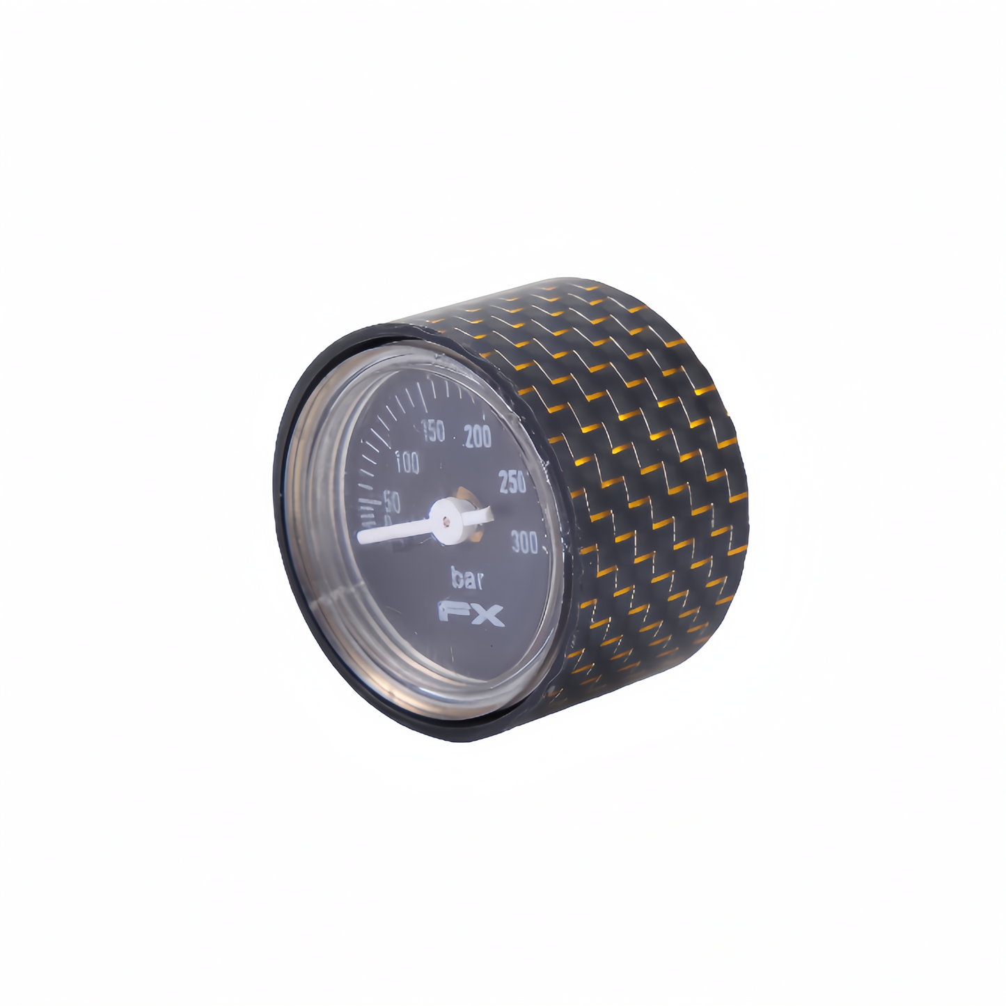 Carbon Fiber Pressure Gauge Cover-Sunburst